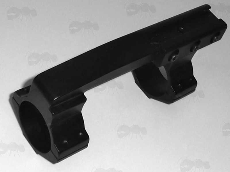 Base View of The Flat Top Extended Reach One Piece Dovetail Rail Scope Mount For 30mm Scope Tubes