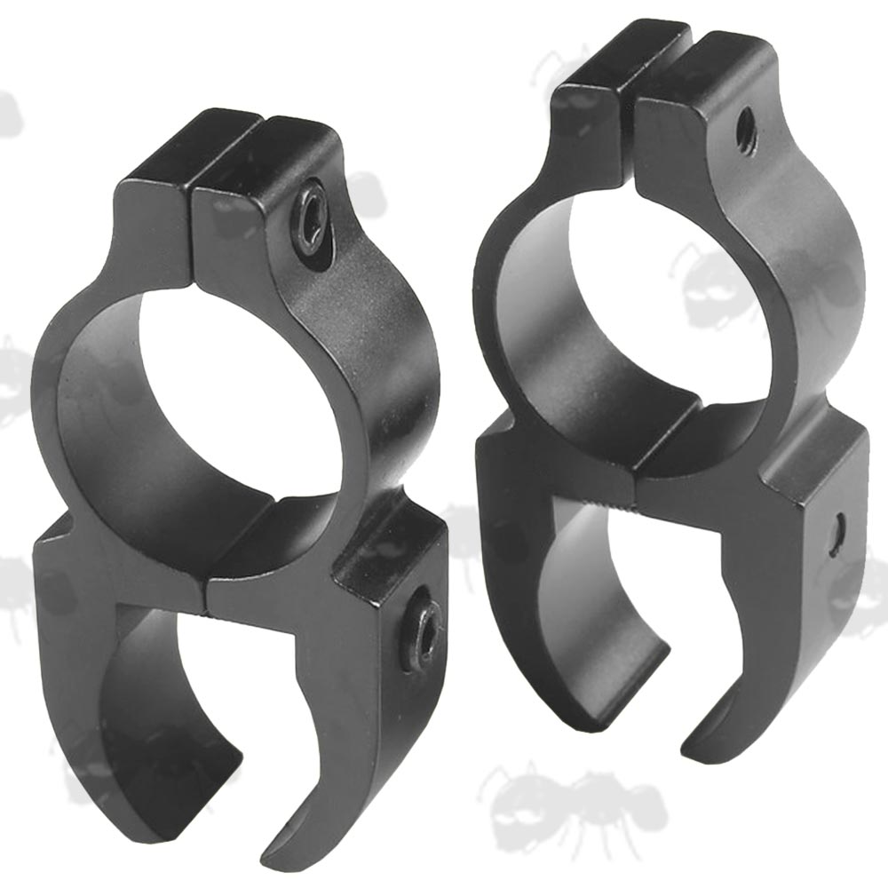 Pair of Vertical Split Dovetail Rail 25mm Scope Rings