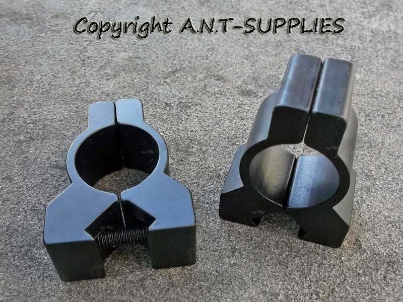 Pair of Vertical Split Dovetail Rail 19mm Scope Rings