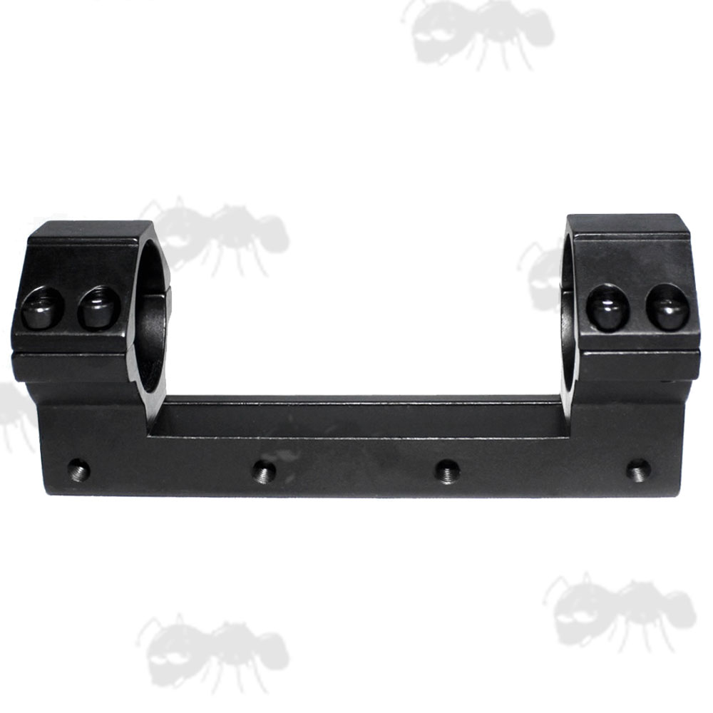 Long Base, One Piece, Low-Profile 30mm Scope Ring Mounts for Dovetail Rails with Flat Tops