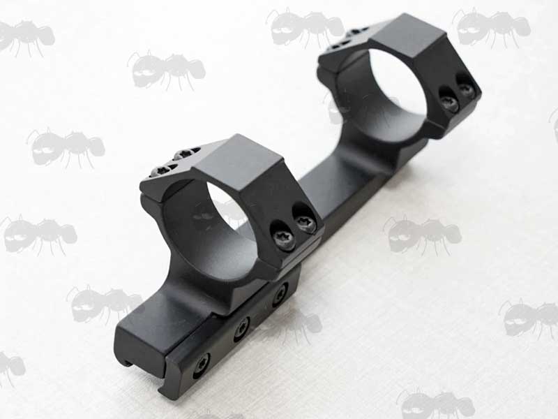 Flat Top Extended Reach One Piece Dovetail Rail Scope Mount For 30mm Scope Tubes