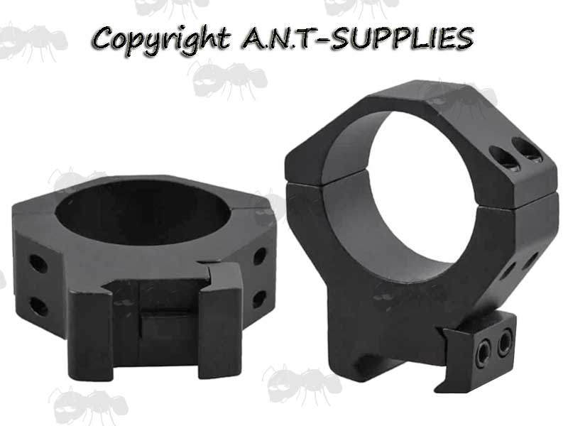 34mm & 35mm Weaver Scope Ring Mounts HeavyDuty DoubleClamped