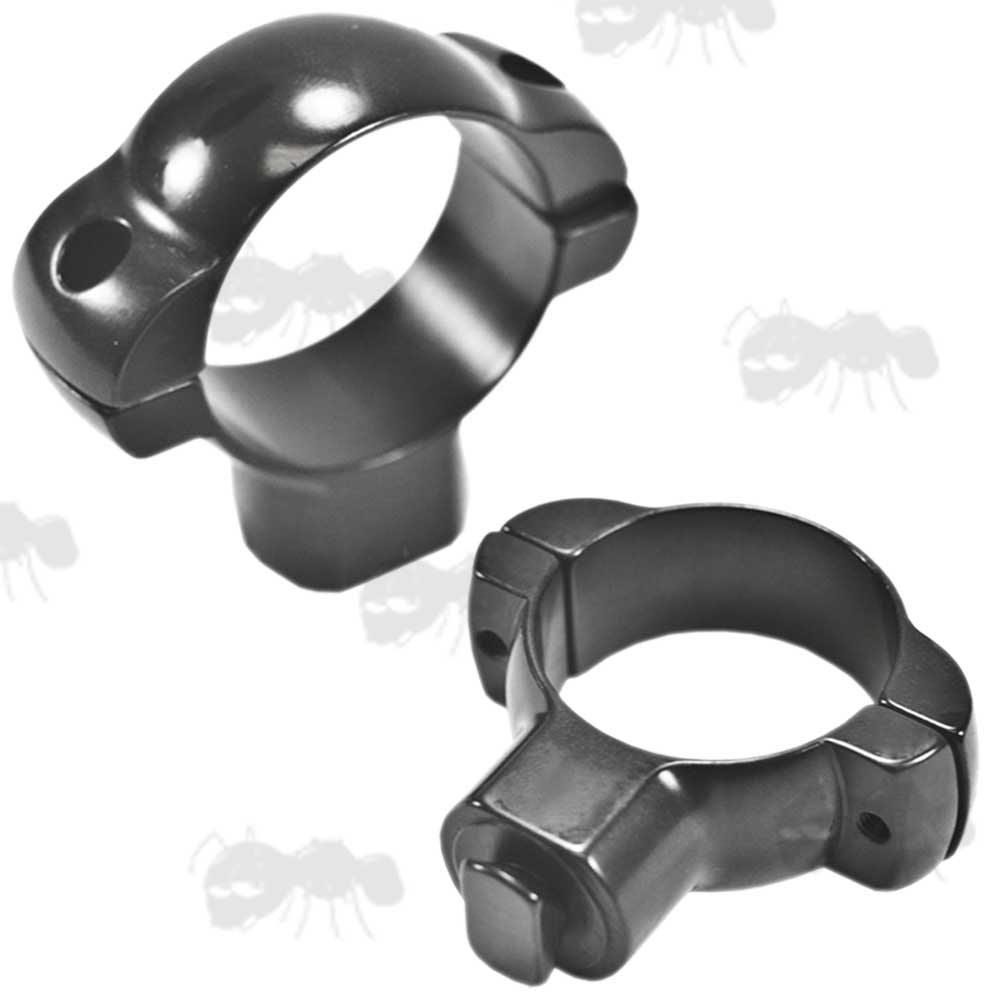 Pair of Steel Rotary Style Scope Mounts for 30mm Main Tube Scopes