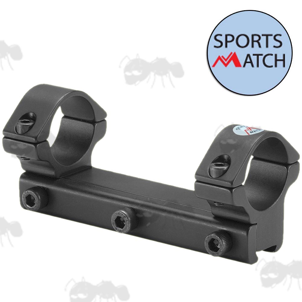 OP57 Sportsmatch 9.5-10.5mm Dovetail One Piece Medium Height 25mm Diameter Scope Mount