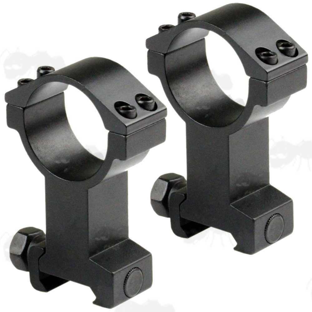 Extra High Double Clamped 30mm Scope Ring for Weaver / Picatinny Rails