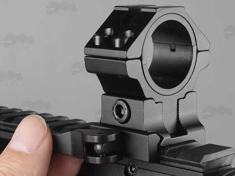 thumbnail image 2 of Trinity Stevens 320 Security Accessories Rail Mount – Black Picatinny Base For Shotgun 2 of 4