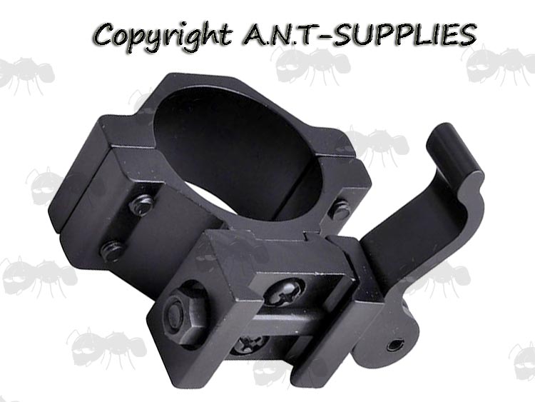 Throw-Lever Quick-Release Rifle Scope Ring Mounts for Weaver / Picatinny Rails