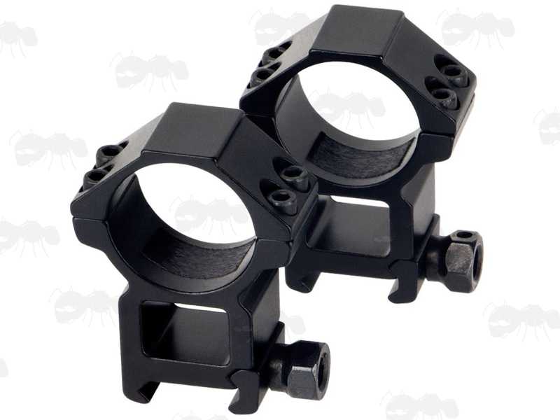 High-Profile Double Clamped 30mm Scope Ring for Weaver / Picatinny Rails