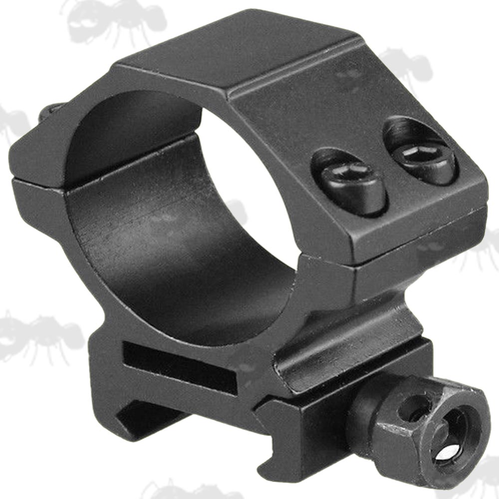 Low-Profile Double Clamped 30mm Scope Ring for Weaver / Picatinny Rails