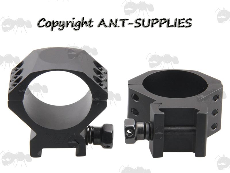 Low-Profile Pair of Tactical X Accu Picatinny 34mm Diameter Scope Rings