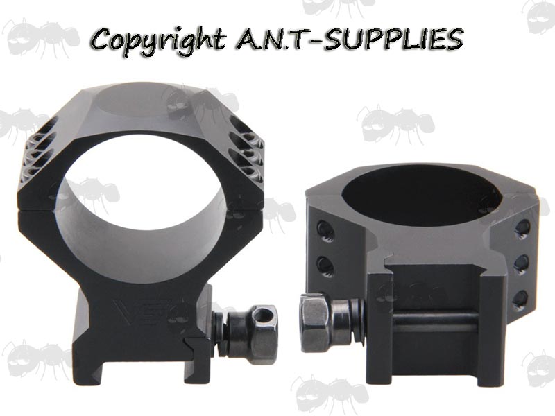 Medium-Profile Pair of Tactical X Accu Picatinny 34mm Diameter Scope Rings