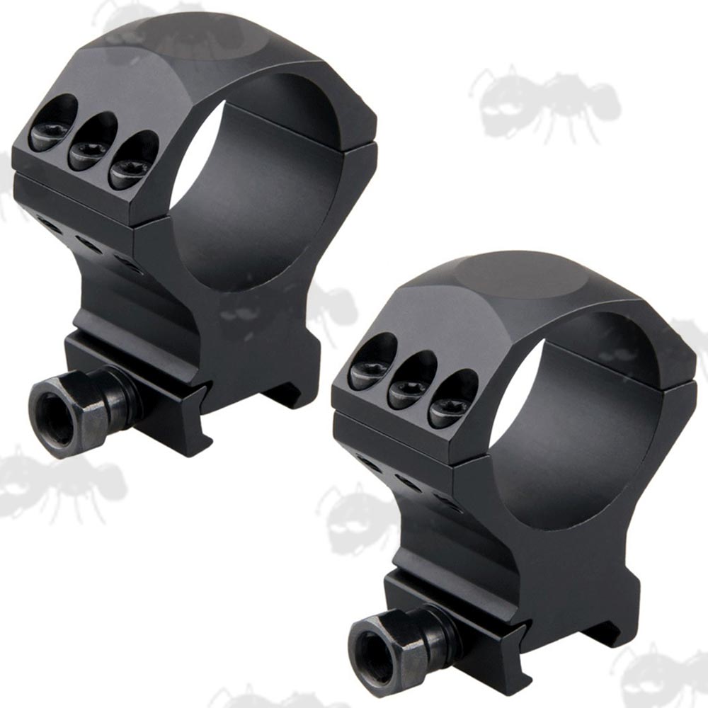 Medium-Profile Pair of Tactical X Accu Picatinny 34mm Diameter Scope Rings