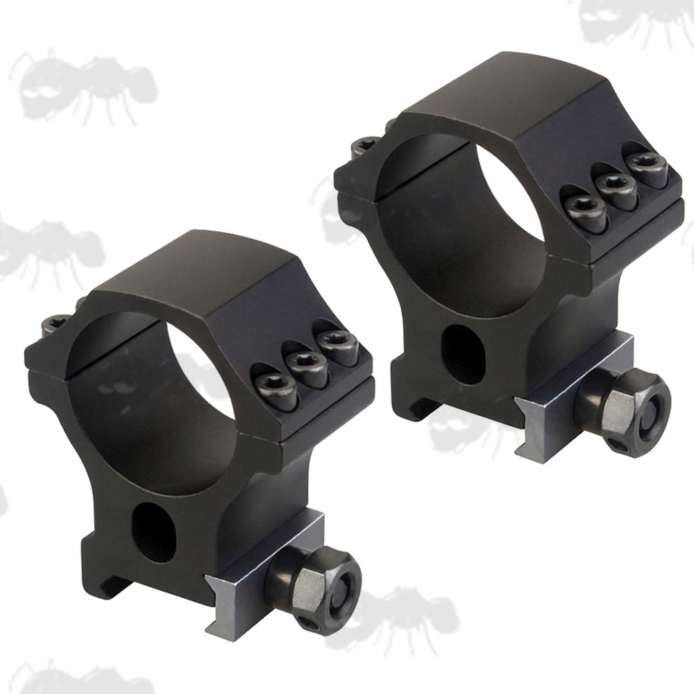 Medium-Profile Pair of Tactical X Accu Picatinny 30mm Diameter Scope Rings
