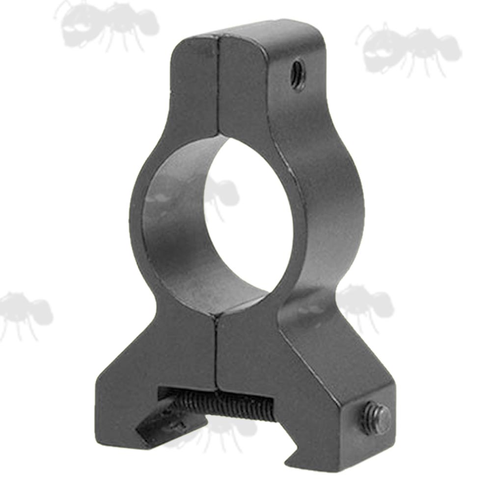 Low-Profile Vertical Split 19mm Scope Ring Mount for Weaver / Picatinny Rails