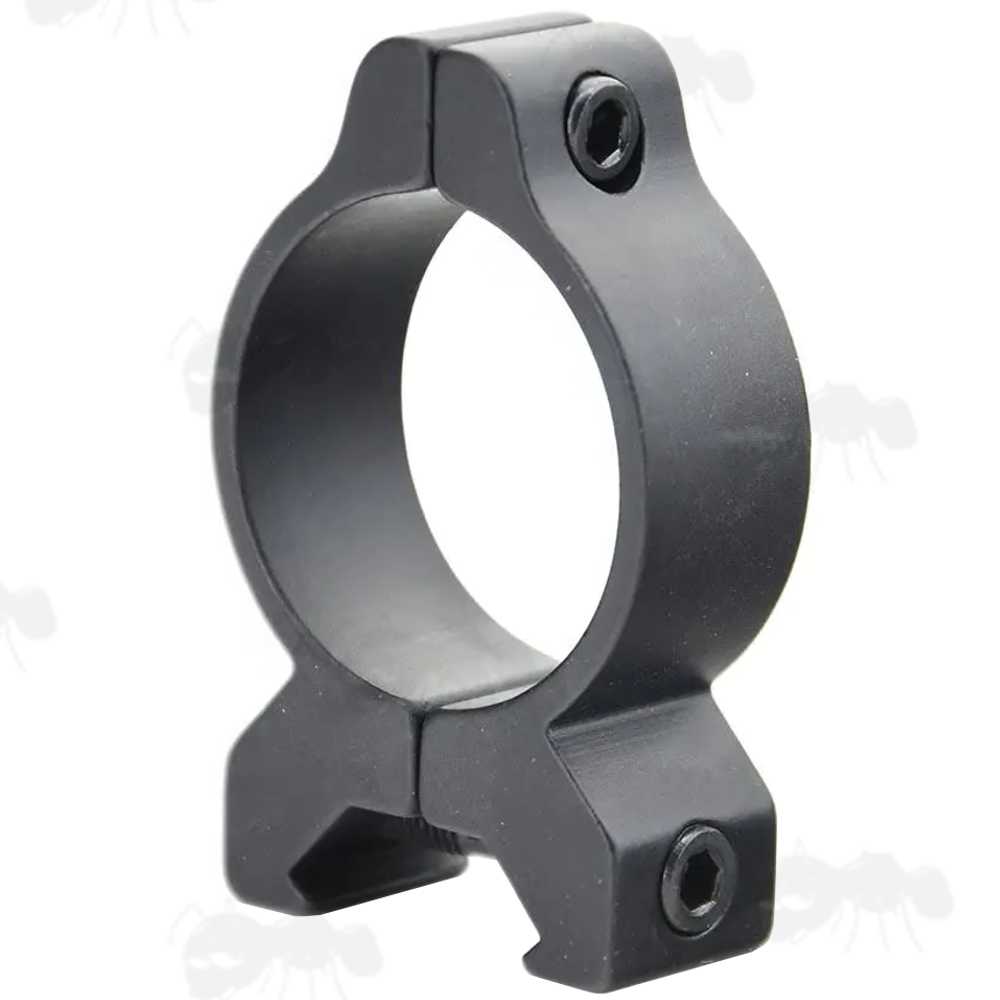 Low-Profile Vertical Split 30mm Scope Ring Mount for Weaver / Picatinny Rails