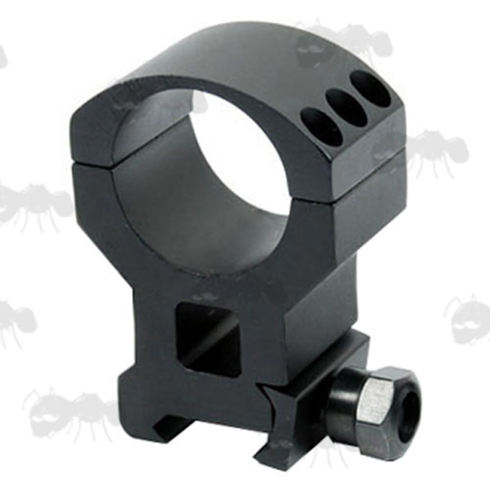 High-Profile, Heavy-Duty Triple Clamped 30mm Scope Ring Mount for Weaver / Picatinny Rails