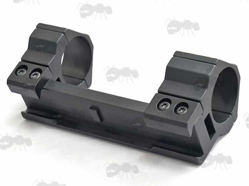 One Piece Picatinny Rail Mount With 24MOA for 30mm Diameter Scopes