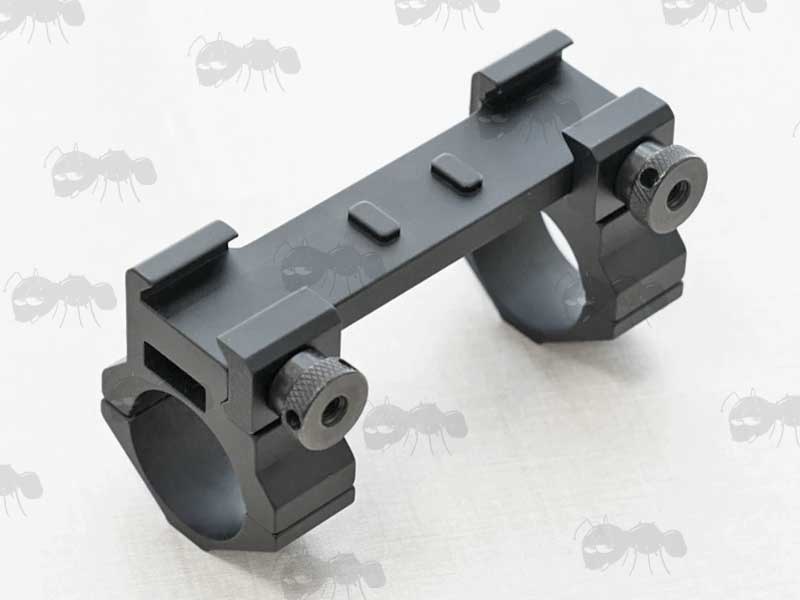 One Piece Picatinny Rail Mount With 24MOA for 30mm Diameter Scopes