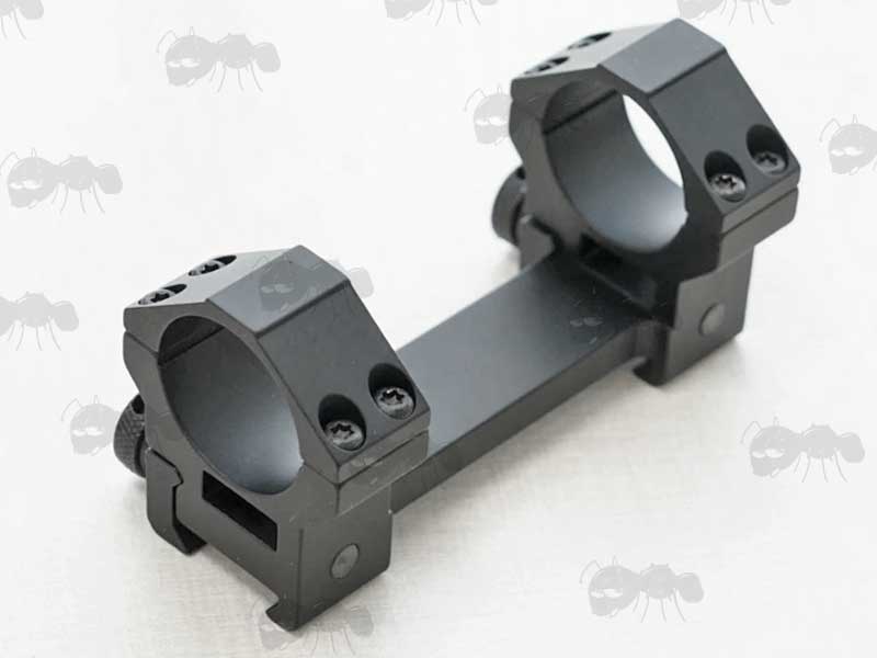 One Piece Picatinny Rail Mount With 24MOA for 30mm Diameter Scopes