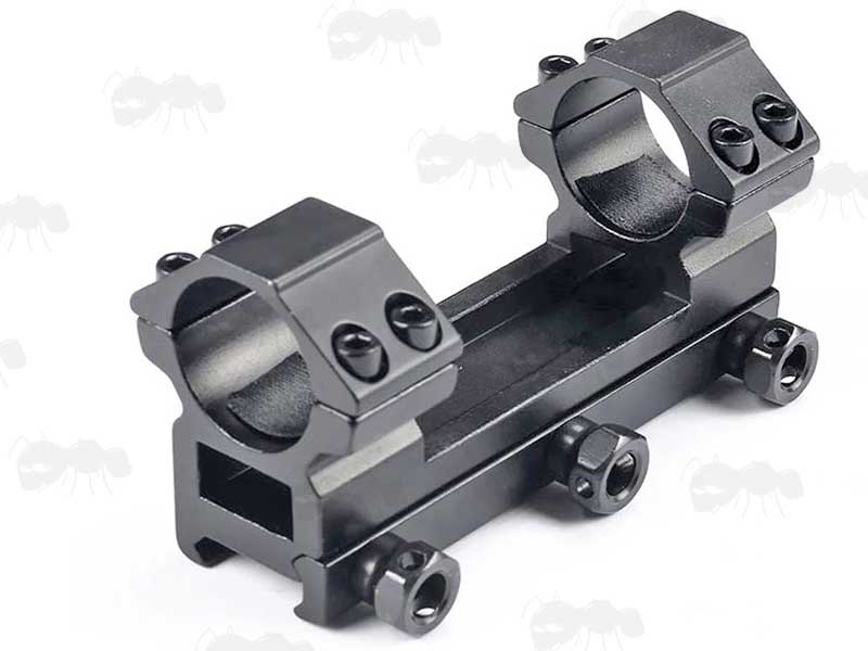 High-Profile One Piece Heavy-Duty 25mm Scope Mount for Weaver / Picatinny Rails