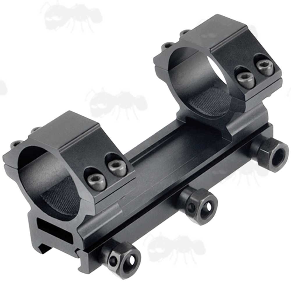 Low-Profile One Piece Heavy-Duty 30mm Scope Mount for Weaver / Picatinny Rails