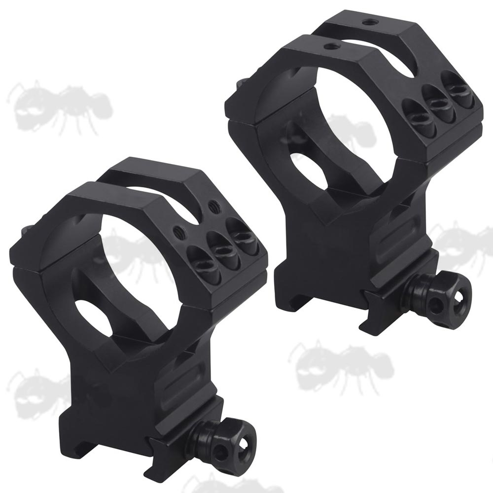 High-Profile Pair of Weaver / Picatinny 34mm / 35mm Scope Rings