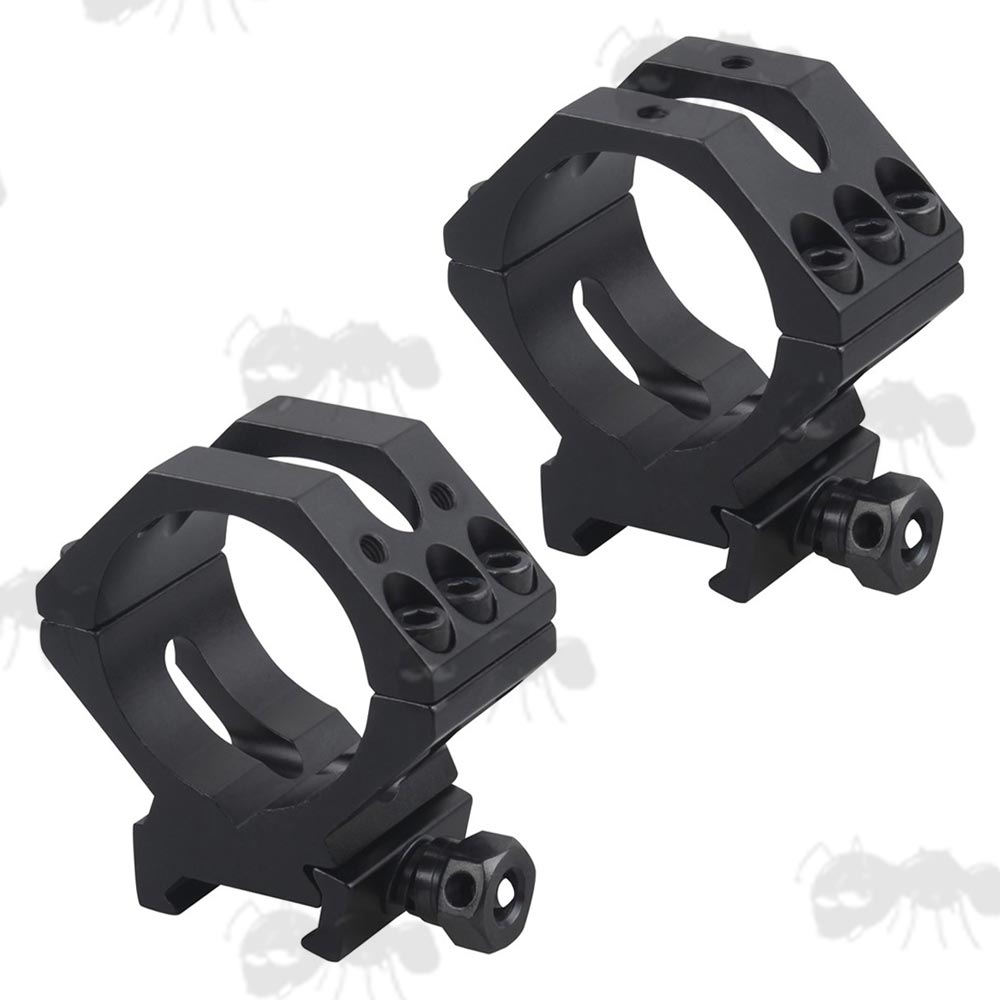 Weaver / Picatinny 34mm and 35mm Scope Mounts with Accessory Rails