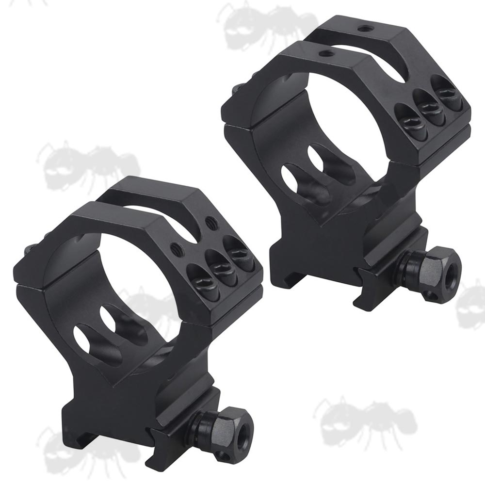 Medium-Profile Pair of Weaver / Picatinny 34mm / 35mm Scope Rings
