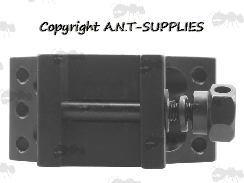 Base View of Weaver / Picatinny 34mm / 35mm Scope Ring Clamp Shaft