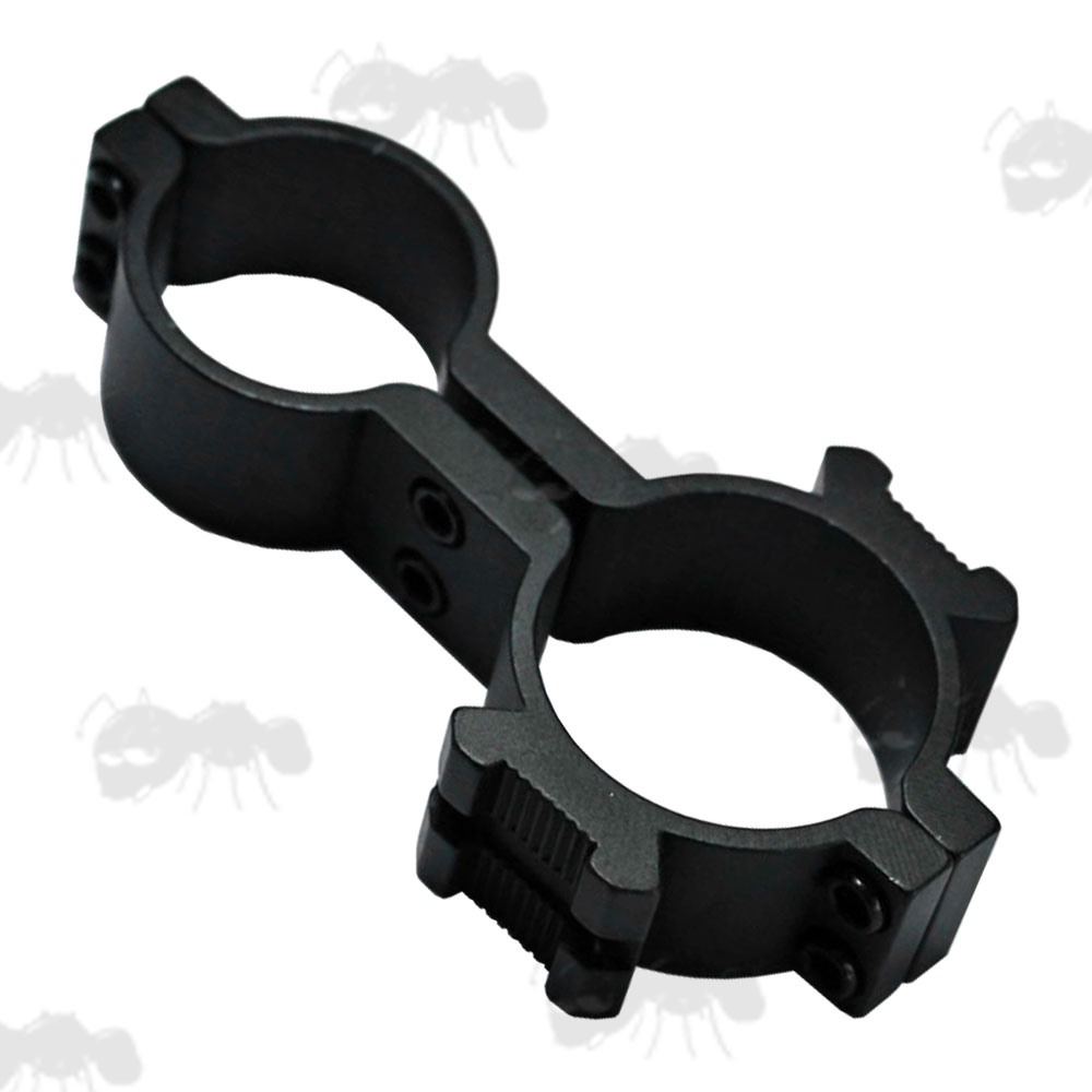 19mm x 25mm Figure of Eight Scope Mount with Side Rails