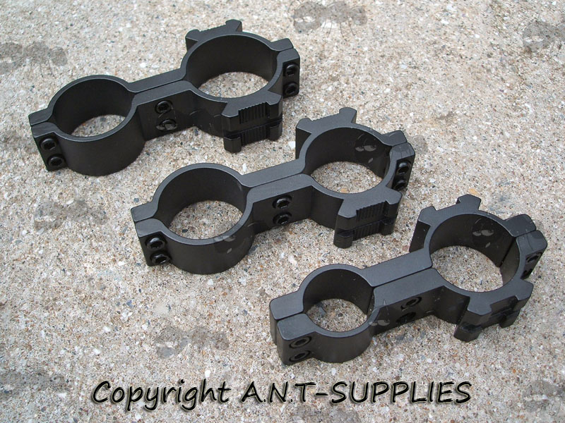 Three Figure of Eight Scope Mount with Side Rails
