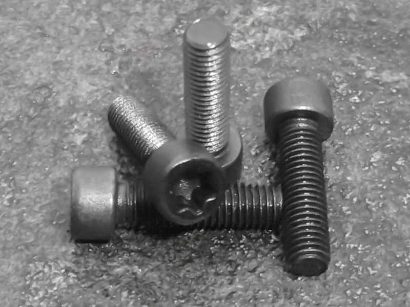 Pack of Four 6-48 Replacement Scope Rail / Mount Screws with T15 Heads