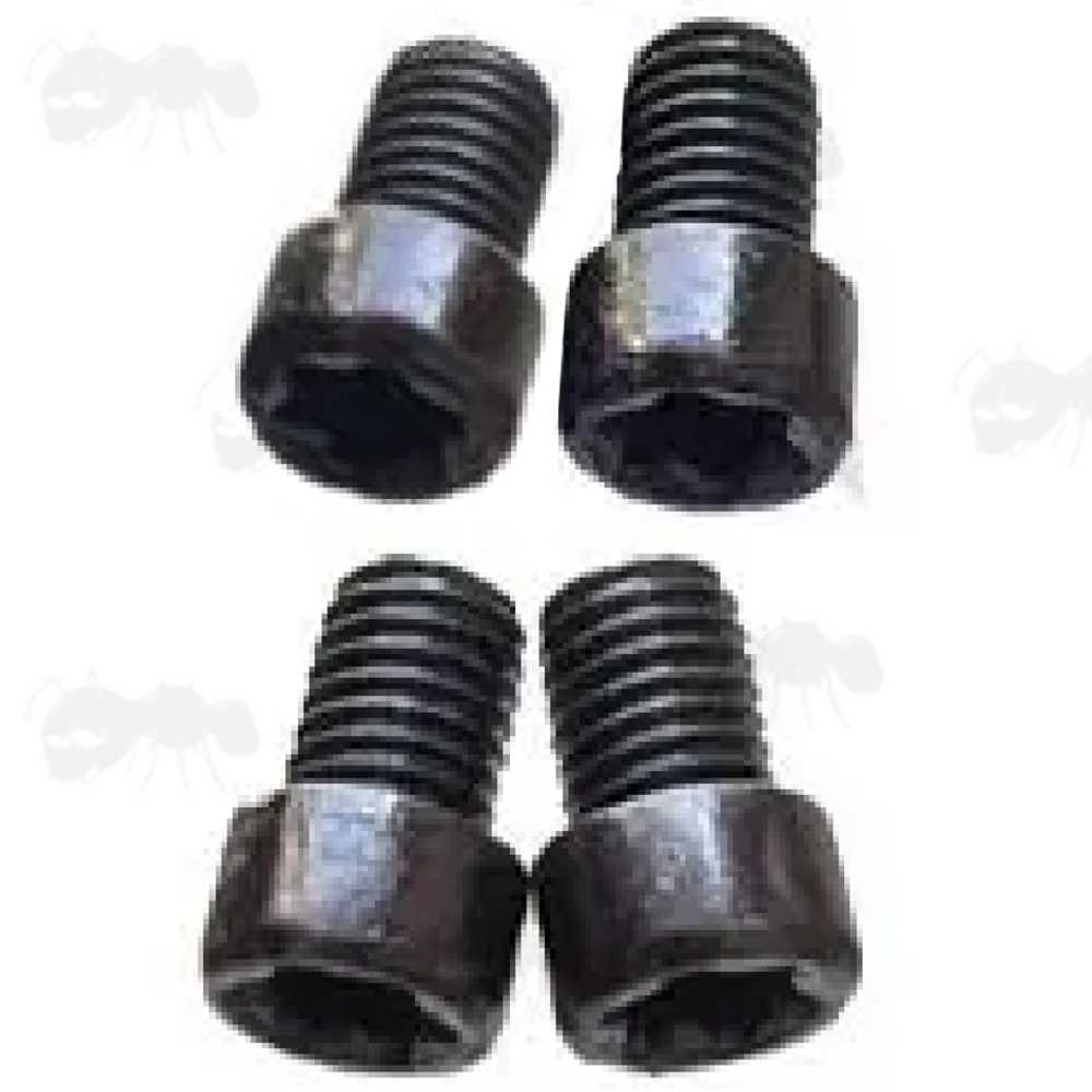 Pack of Four 6-48 Replacement Scope Rail / Mount Screws with T15 Heads