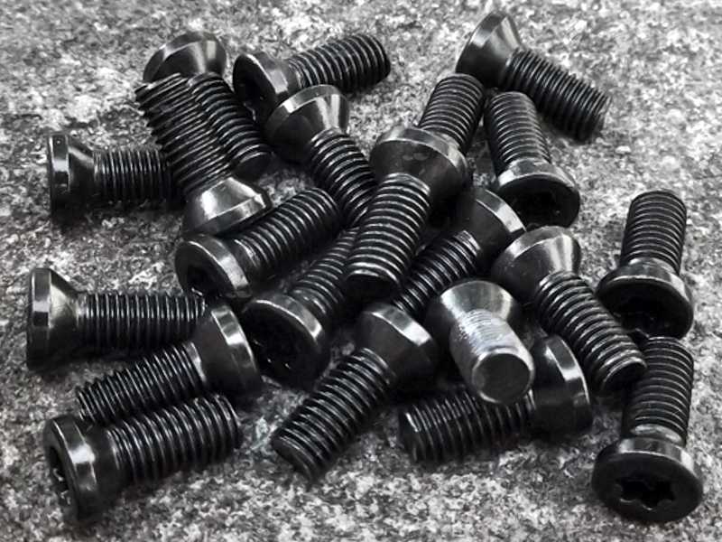 Pack of Twenty 6-48 Replacement Scope Rail / Mount Screws with Countersunk T10 Heads