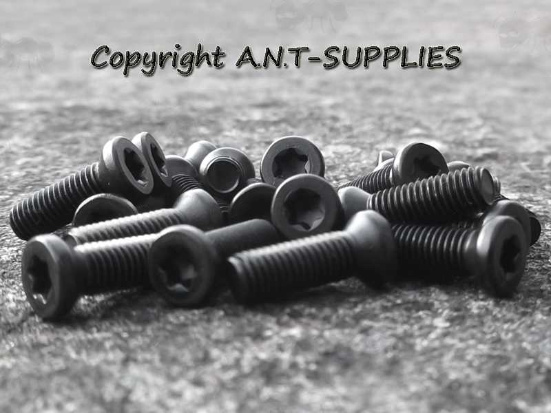 Pack of Twenty 6-48 Replacement Scope Rail / Mount Screws with Countersunk T10 Heads