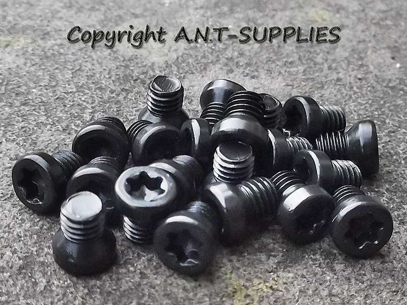 Pack of Twenty 8-40 Replacement Scope Rail / Mount Screws with Countersunk / Oval / Weaver T15 Heads