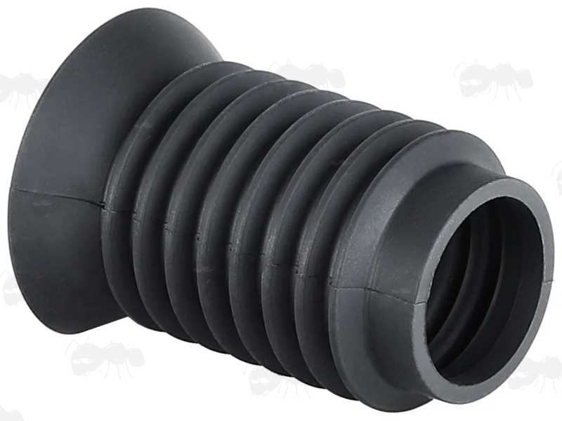 Pro-Flex Black Rubber Concertina Recoil Absorbing Rifle Scope Eyepiece with 34mm Fitting