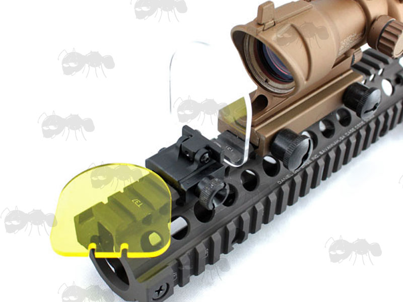 Rifle Sight Scope Lens Protector Screen Cover Shield Airsoft Paintball ACOG UK 