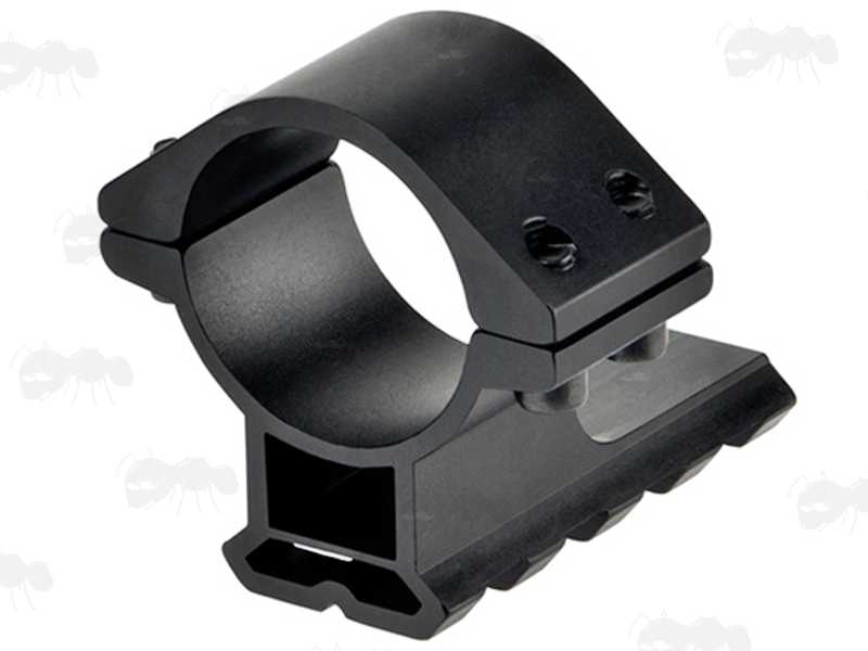 25mm Scope Tube Accessory Rail Ring Mount with See Through Channel