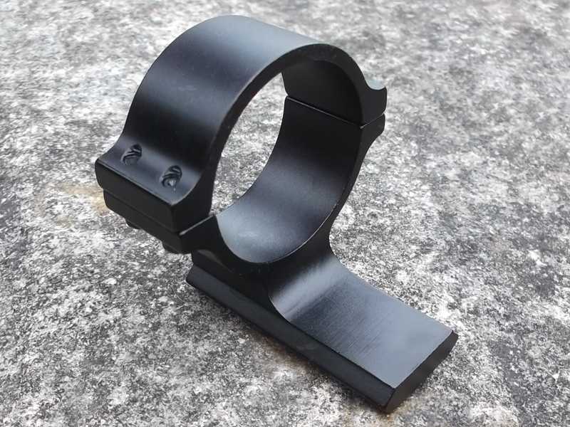 Base View of The 34mm Scope Tube Five Slot Accessory Rail Ring Mount