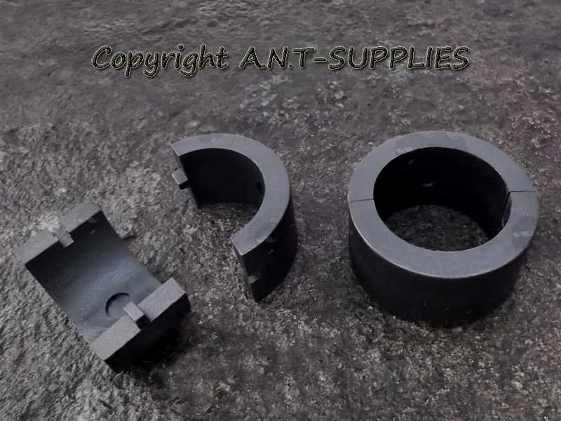 Pair of Plastic 35mm to 25mm Scope Ring Mount Size Adapters