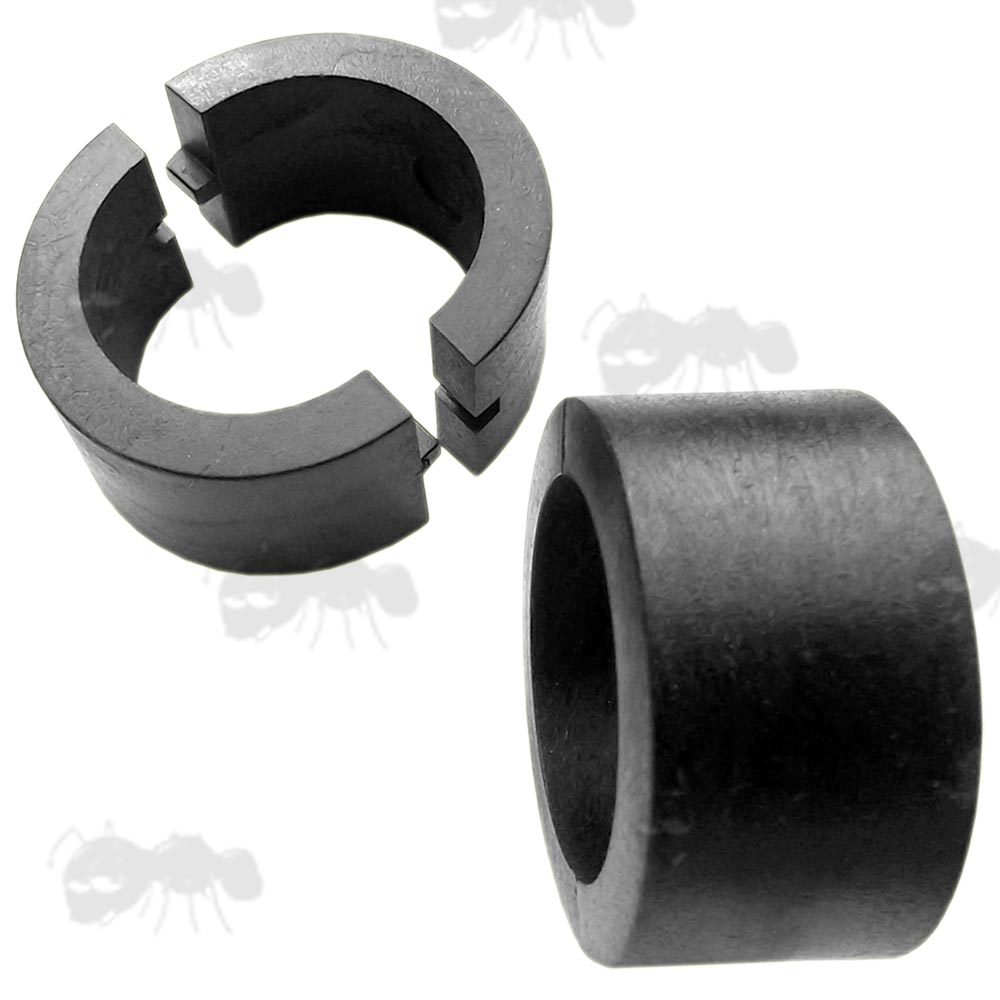 Pair of Plastic 35mm to 30mm Scope Ring Mount Size Adapters