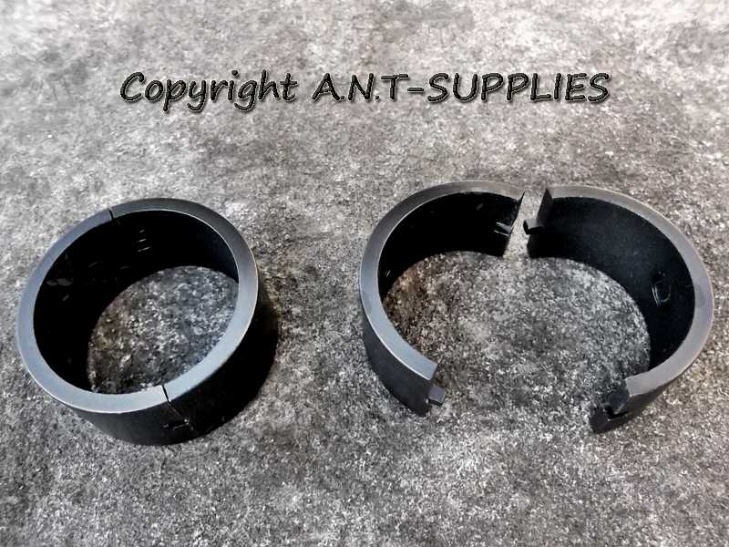 Pair of Plastic 35mm to 30mm Scope Ring Mount Size Adapters