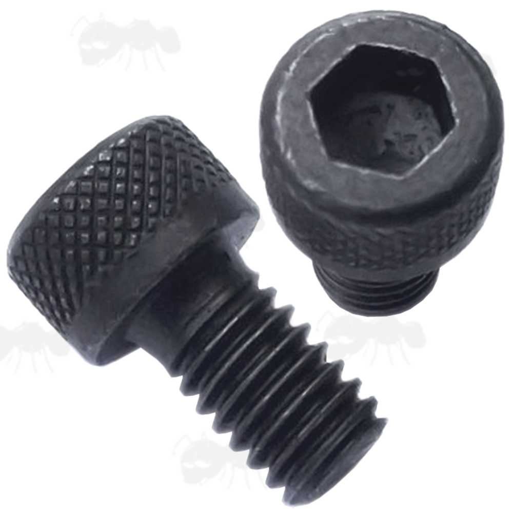 Pair of 2BA (4.61mm) Thread Diameter, 0.3 Inch (7.9mm) Long Thread, Cap Head Socket Screws For Theoben Scope Ring Mounting