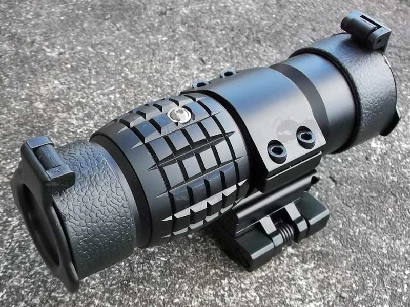 Flip To The Side Weaver / Picatinny Rail Fitting Airsoft Sight Magnifier with x3 Magnification