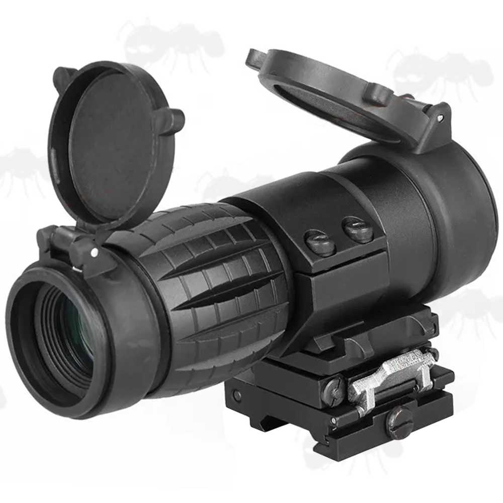 Flip To The Side Weaver / Picatinny Rail Fitting Airsoft Sight Magnifier with x3 Magnification
