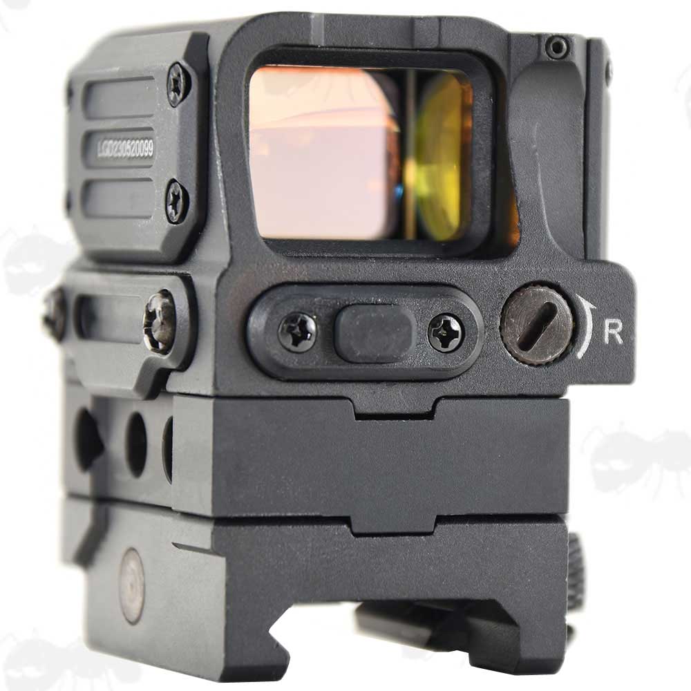 AnTac Prism Red Dot Sight with Weaver / Picatinny Rail Height Extension Base