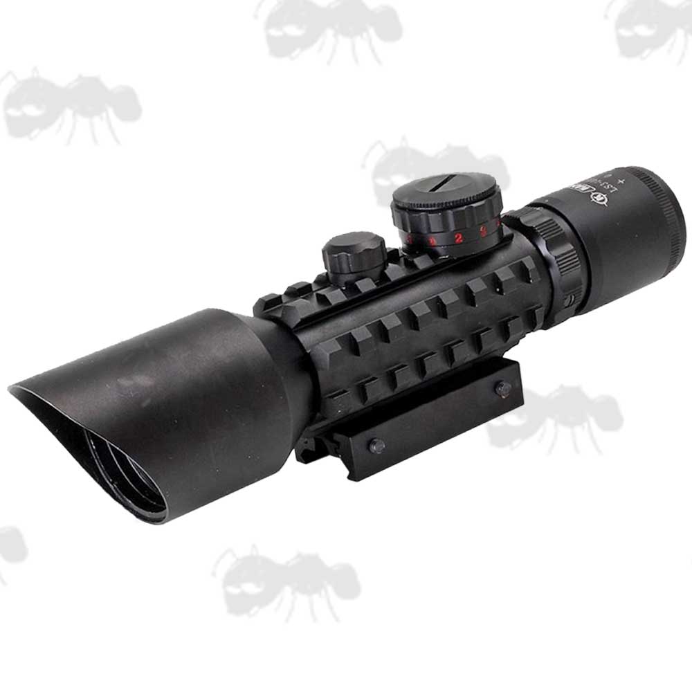 AnTac 3-10x42eg Compact Telescopic Scope with Tri-Rail Body