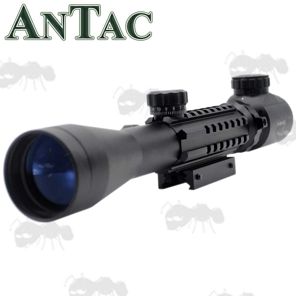 AnTac 3-9x40eg Telescopic Scope with Tri-Rail Body