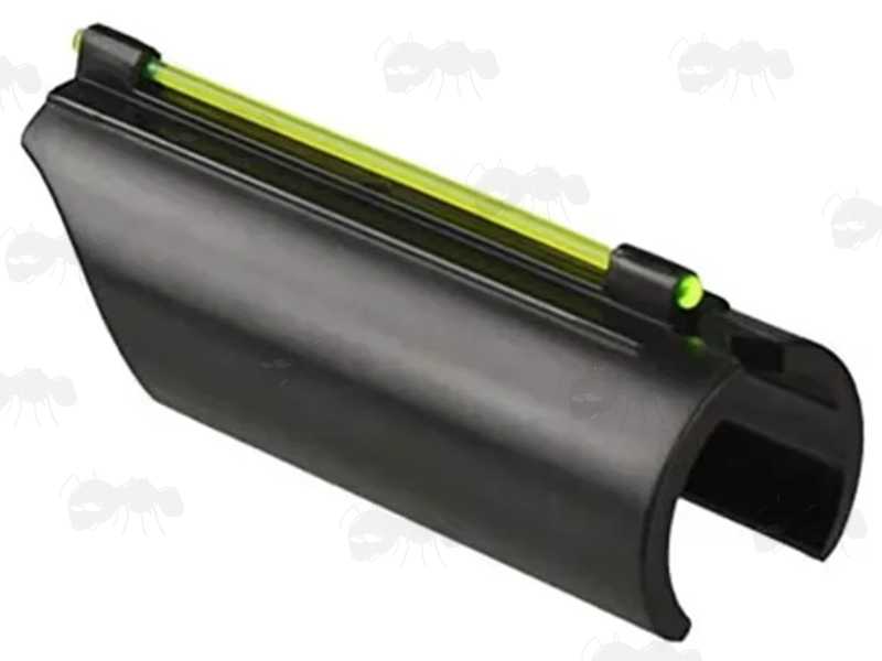 Plain Shotgun Barrel Fibre Optic Sight with Long Green Fiber